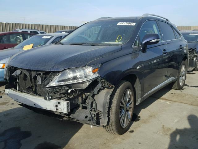 2T2BK1BA2DC167014 - 2013 LEXUS RX 350 BLUE photo 2