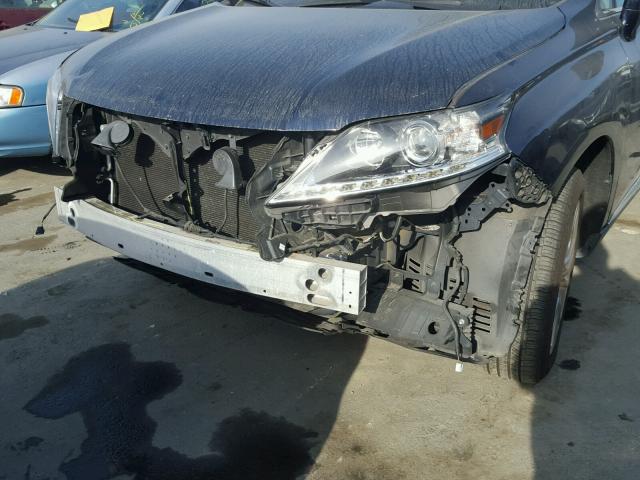 2T2BK1BA2DC167014 - 2013 LEXUS RX 350 BLUE photo 9