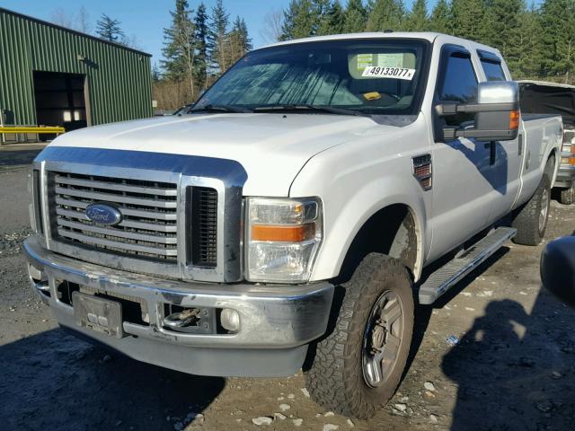 1FTWW31R59EA45149 - 2009 FORD F350 SUPER WHITE photo 2