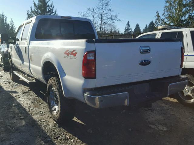 1FTWW31R59EA45149 - 2009 FORD F350 SUPER WHITE photo 3