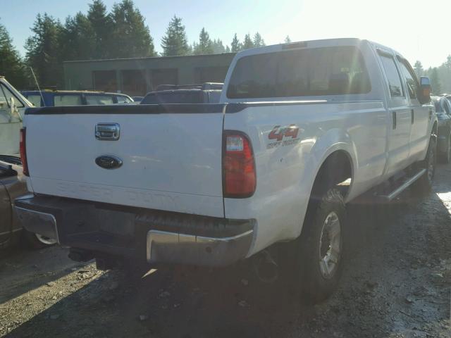 1FTWW31R59EA45149 - 2009 FORD F350 SUPER WHITE photo 4