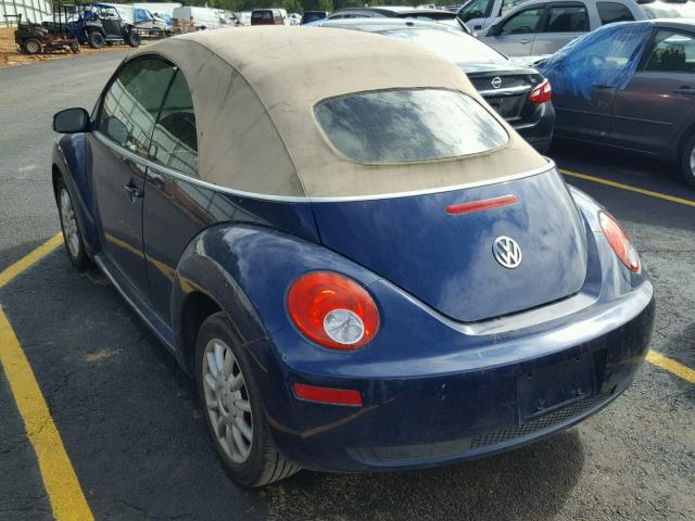 3VWRF31Y86M320469 - 2006 VOLKSWAGEN NEW BEETLE Mavi foto 3