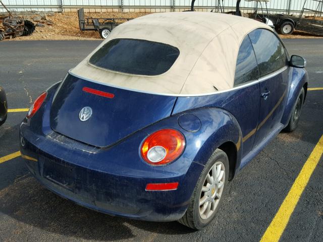 3VWRF31Y86M320469 - 2006 VOLKSWAGEN NEW BEETLE Mavi foto 4