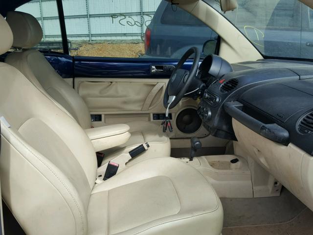 3VWRF31Y86M320469 - 2006 VOLKSWAGEN NEW BEETLE Mavi foto 5