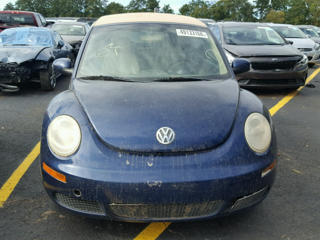 3VWRF31Y86M320469 - 2006 VOLKSWAGEN NEW BEETLE Mavi foto 9