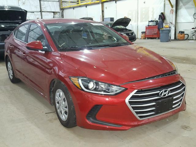 5NPD74LF8HH145774 - 2017 HYUNDAI ELANTRA SE RED photo 1