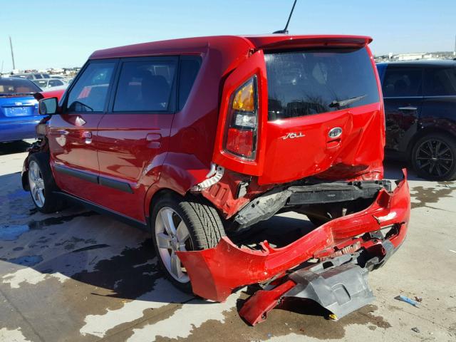 KNDJT2A20A7159813 - 2010 KIA SOUL + RED photo 3