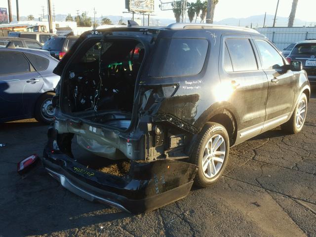 1FM5K7D80GGB72731 - 2016 FORD EXPLORER X BLACK photo 4