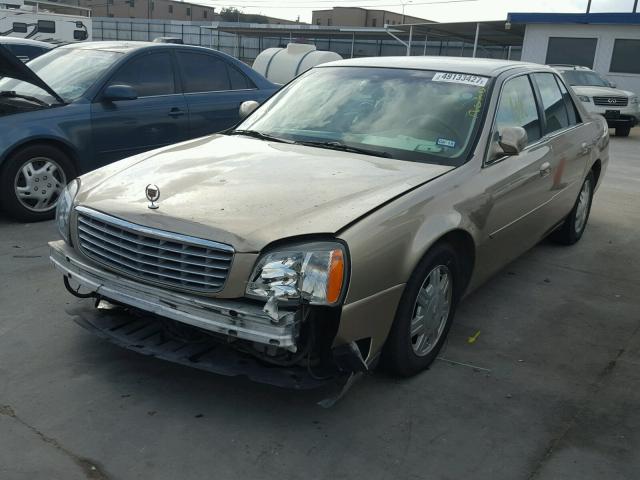 1G6KD54Y15U207851 - 2005 CADILLAC DEVILLE GOLD photo 2