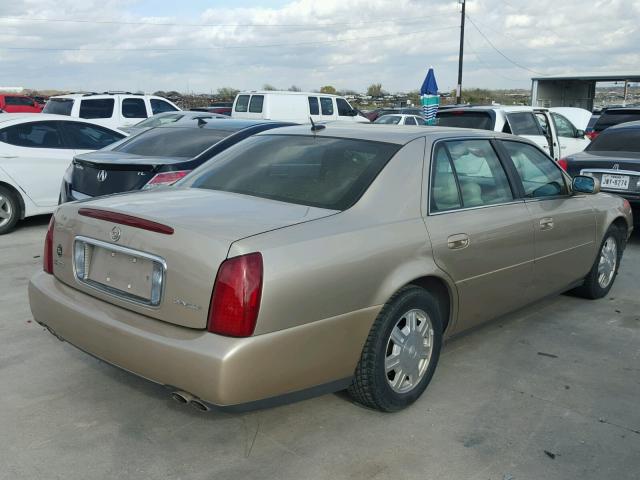 1G6KD54Y15U207851 - 2005 CADILLAC DEVILLE GOLD photo 4