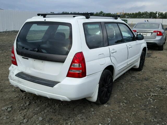 JF1SG69614H755086 - 2004 SUBARU FORESTER 2 WHITE photo 4