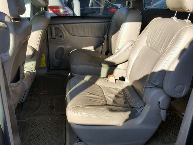 5TDZA22C36S533330 - 2006 TOYOTA SIENNA XLE GOLD photo 6