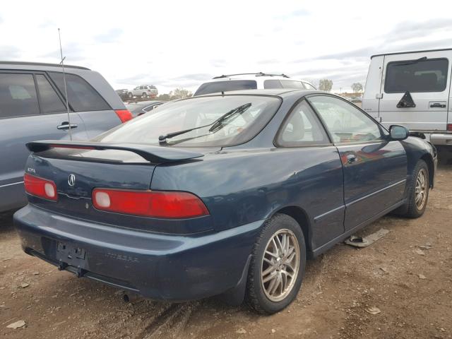 JH4DC4469WS005563 - 1998 ACURA INTEGRA GS GREEN photo 4