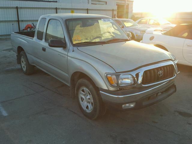 5TEVL52N93Z223502 - 2003 TOYOTA TACOMA XTR SILVER photo 1