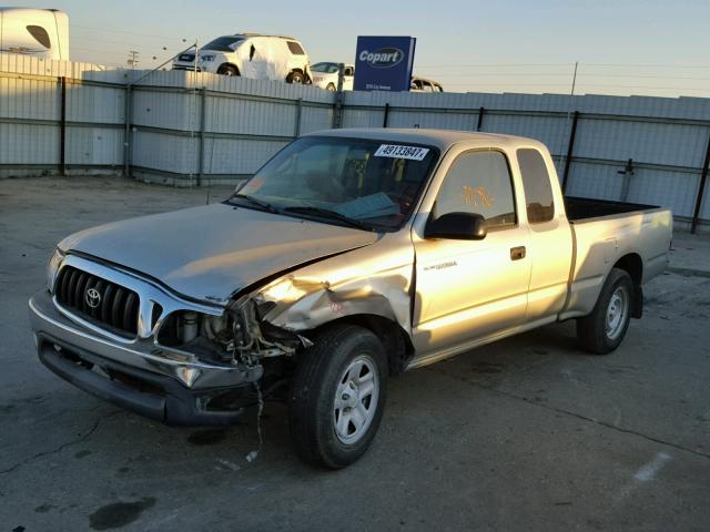 5TEVL52N93Z223502 - 2003 TOYOTA TACOMA XTR SILVER photo 2