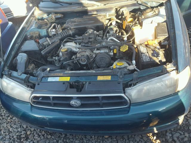 4S3BD6752X6259937 - 1999 SUBARU LEGACY GT GREEN photo 7