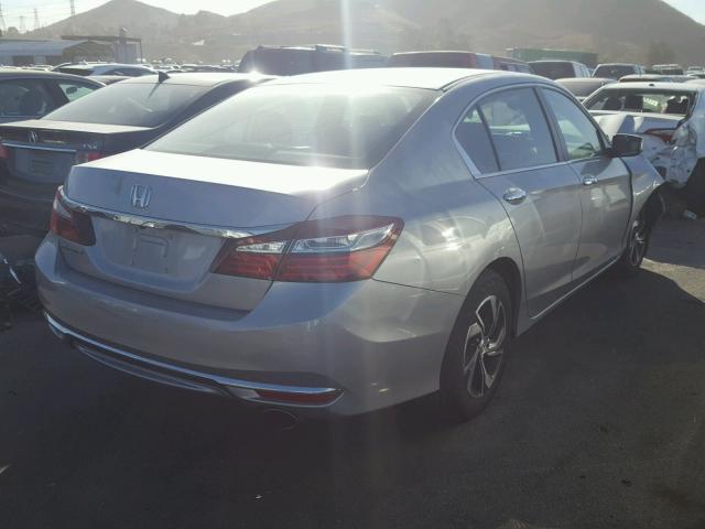 1HGCR2E31HA038877 - 2017 HONDA ACCORD LX GRAY photo 4