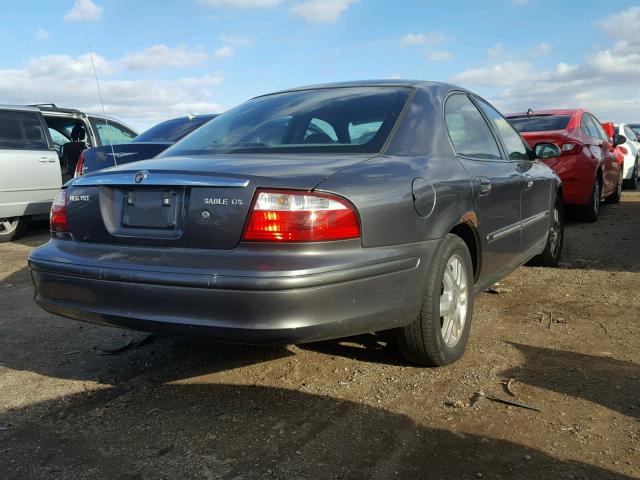 1MEFM50U54A608903 - 2004 MERCURY SABLE GS GRAY photo 4