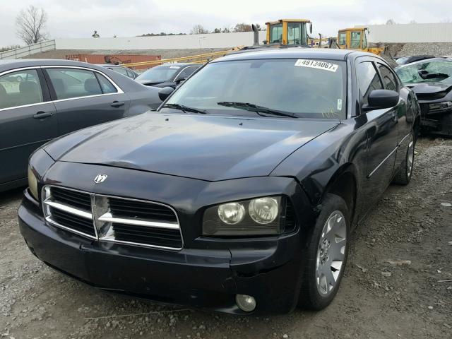 2B3KA43R98H153153 - 2008 DODGE CHARGER BLACK photo 2