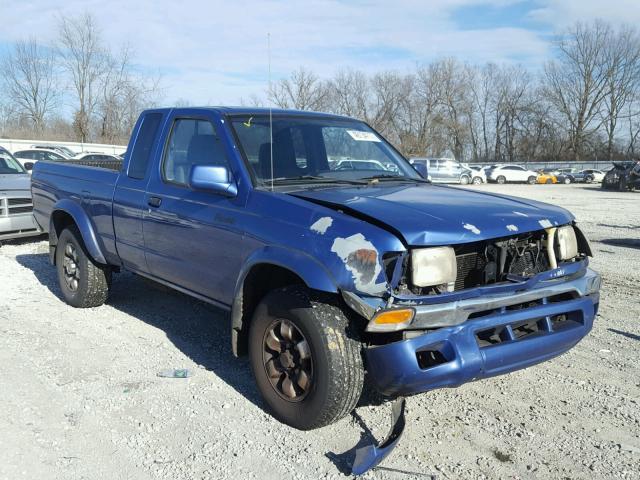 1N6ED26Y8XC327514 - 1999 NISSAN FRONTIER K BLUE photo 1