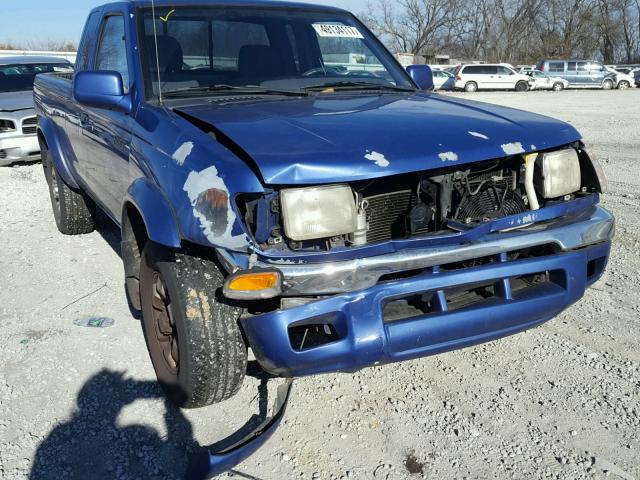 1N6ED26Y8XC327514 - 1999 NISSAN FRONTIER K BLUE photo 9