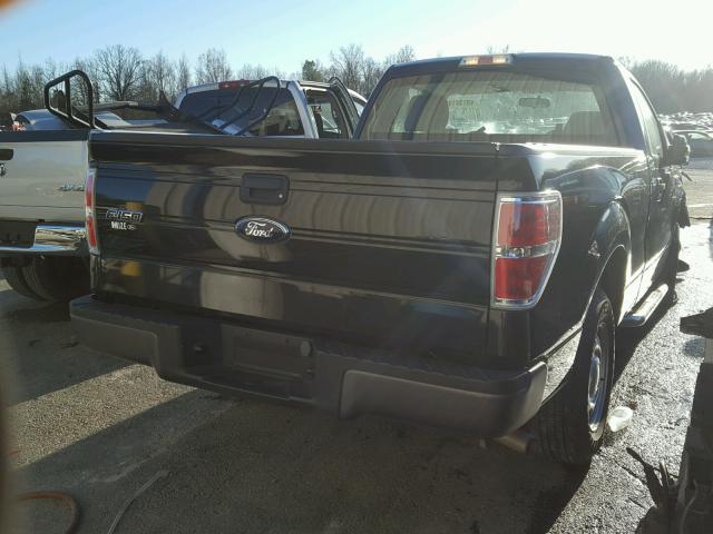 1FTMF1CW0AFD60728 - 2010 FORD F150 BLACK photo 4