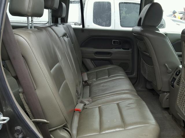 5FNYF28796B029036 - 2006 HONDA PILOT EX GREEN photo 6