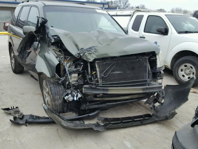 5FNYF28796B029036 - 2006 HONDA PILOT EX GREEN photo 9