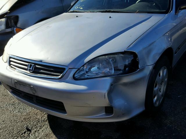 JHMEJ6673XS001148 - 1999 HONDA CIVIC LX SILVER photo 9