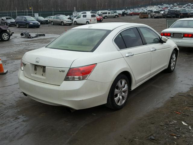 1HGCP3F83AA002510 - 2010 HONDA ACCORD EXL WHITE photo 4