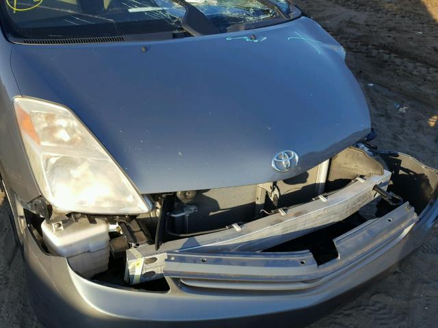 JTDKB20U553065465 - 2005 TOYOTA PRIUS GREEN photo 9