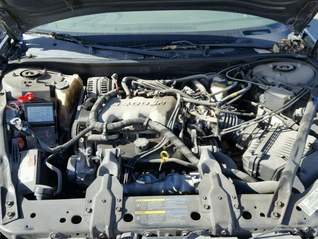 2G1WF52E659362533 - 2005 CHEVROLET IMPALA GRAY photo 7