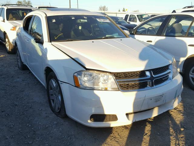 1B3BD1FB8BN531658 - 2011 DODGE AVENGER MA WHITE photo 1