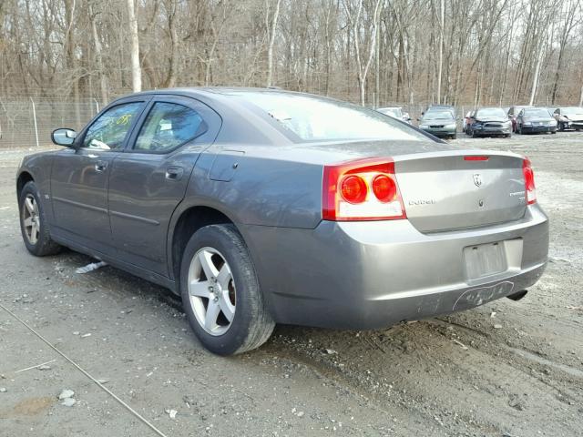 2B3CA3CV0AH222944 - 2010 DODGE CHARGER SX GRAY photo 3