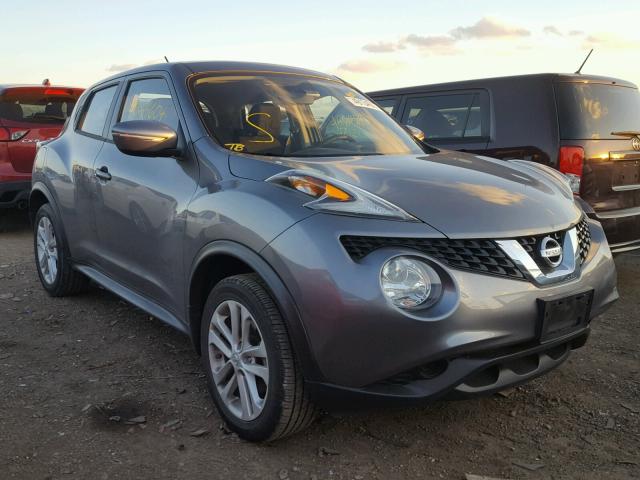 JN8AF5MR6GT605100 - 2016 NISSAN JUKE S GRAY photo 1