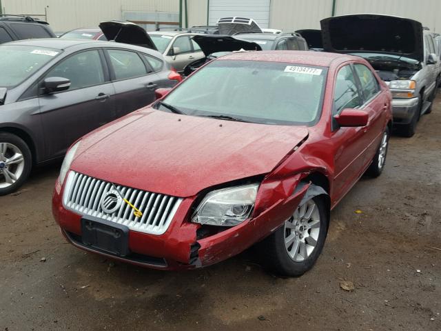 3MEFM07166R620159 - 2006 MERCURY MILAN RED photo 2