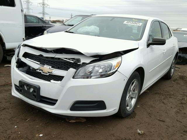 1G11B5SA4DF242593 - 2013 CHEVROLET MALIBU LS WHITE photo 2