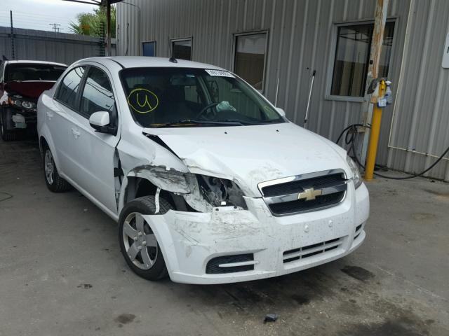 KL1TD5DE7BB190978 - 2011 CHEVROLET AVEO LS WHITE photo 1