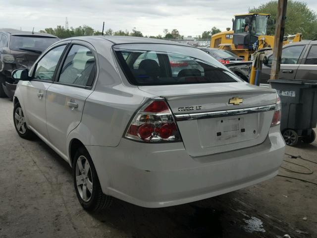 KL1TD5DE7BB190978 - 2011 CHEVROLET AVEO LS 白色 照片 3