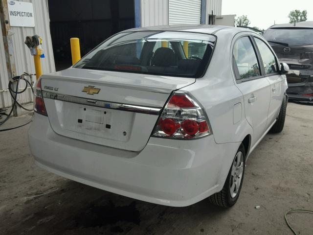 KL1TD5DE7BB190978 - 2011 CHEVROLET AVEO LS 白色 照片 4