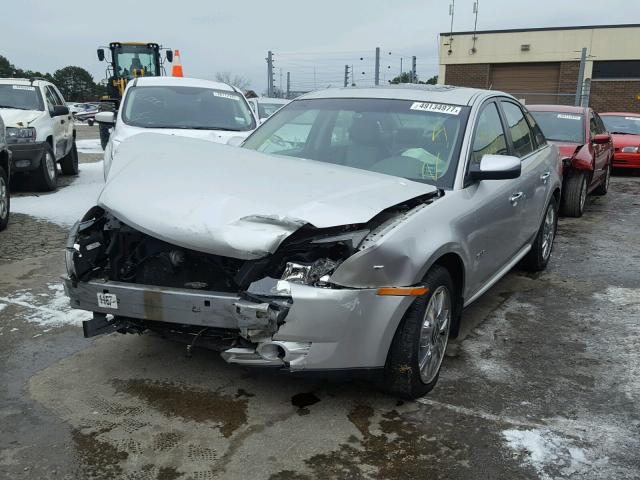 1MEHM42W78G625075 - 2008 MERCURY SABLE PREM SILVER photo 2