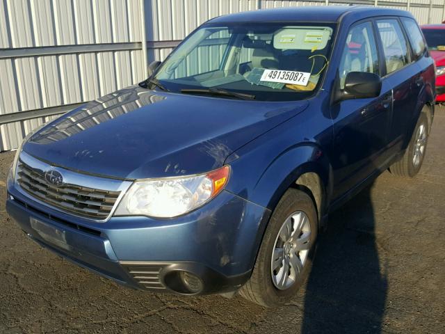 JF2SH616X9G782482 - 2009 SUBARU FORESTER 2 BLUE photo 2