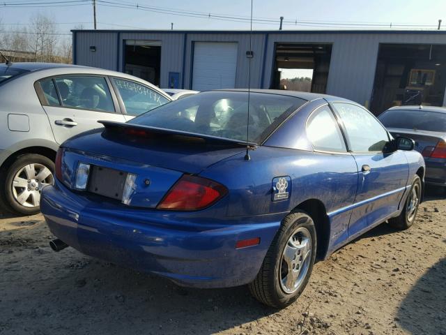 3G2JB12F55S168713 - 2005 PONTIAC SUNFIRE BLUE photo 4