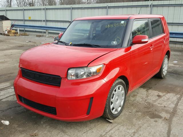 JTLKE50E991096371 - 2009 TOYOTA SCION XB RED photo 2