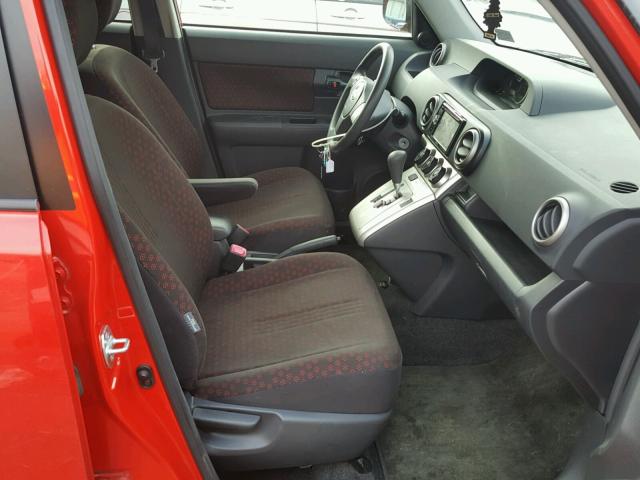 JTLKE50E991096371 - 2009 TOYOTA SCION XB 红色 照片 5