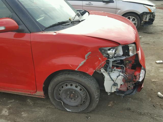 JTLKE50E991096371 - 2009 TOYOTA SCION XB RED photo 9