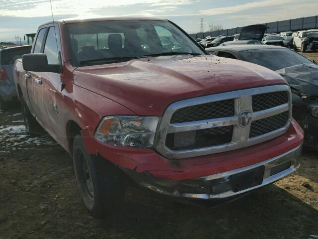 1C6RR7GGXHS583516 - 2017 RAM 1500 SLT RED photo 1
