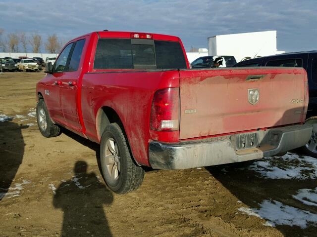 1C6RR7GGXHS583516 - 2017 RAM 1500 SLT RED photo 3