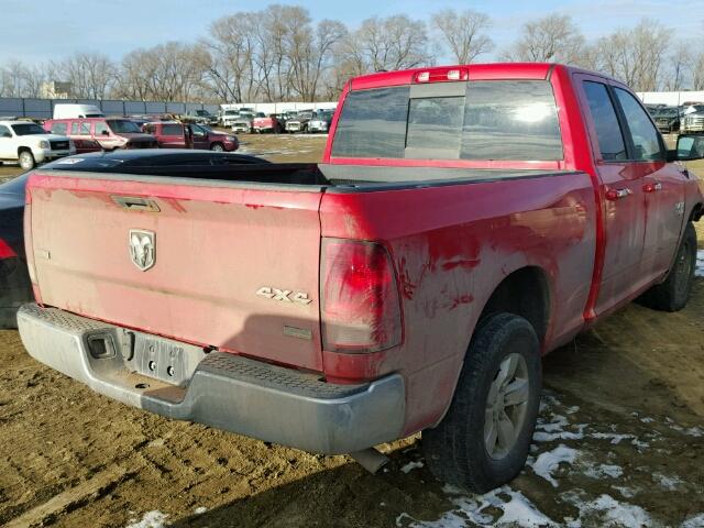 1C6RR7GGXHS583516 - 2017 RAM 1500 SLT RED photo 4