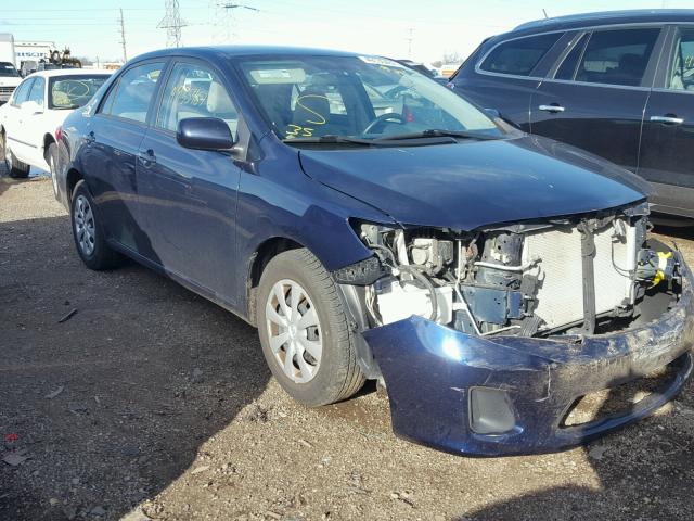 2T1BU4EE8BC576744 - 2011 TOYOTA COROLLA BA BLUE photo 1